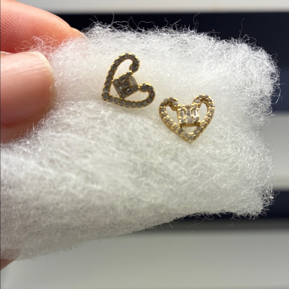 14K DIAMOND GOLD EARRINGS